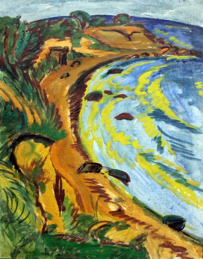 Bay on the Fehmarn Coast by Ernst Ludwig Kirchner